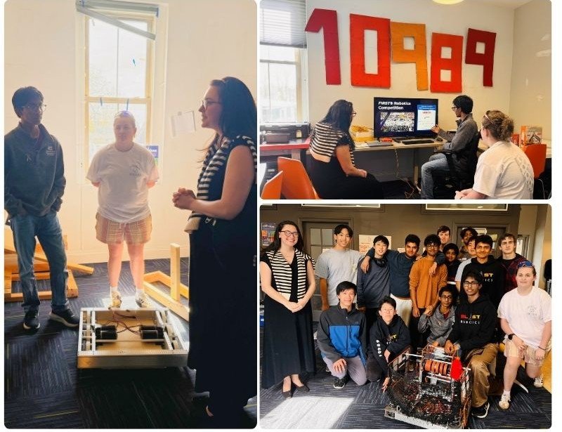 Gabriella Llanos Visits Blast Robotics Inspiring STEM Students